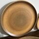 Service of 15 vintage Longchamp plates in stoneware.