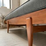 Daybed expandable Scandinavian 2-seater bench