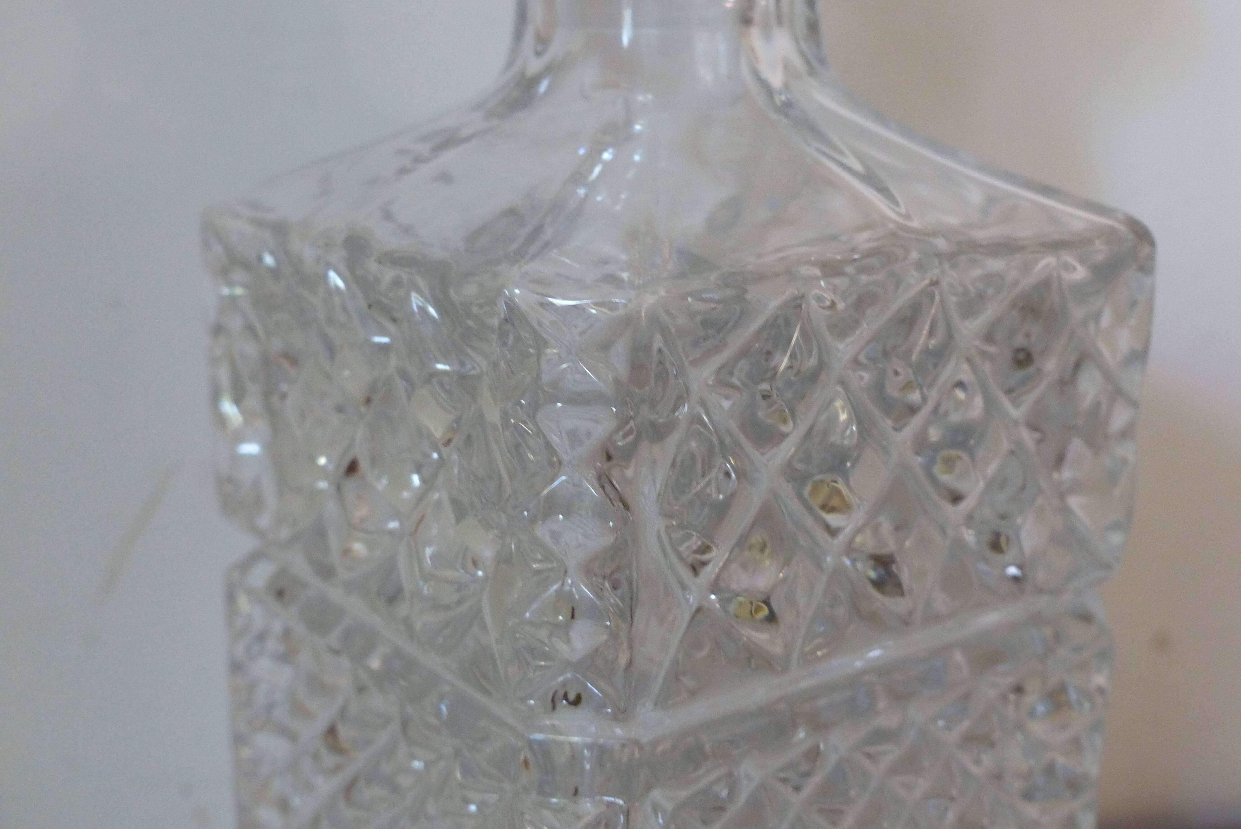 Crystal whisky carafe