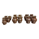 Lot of French stoneware jugs