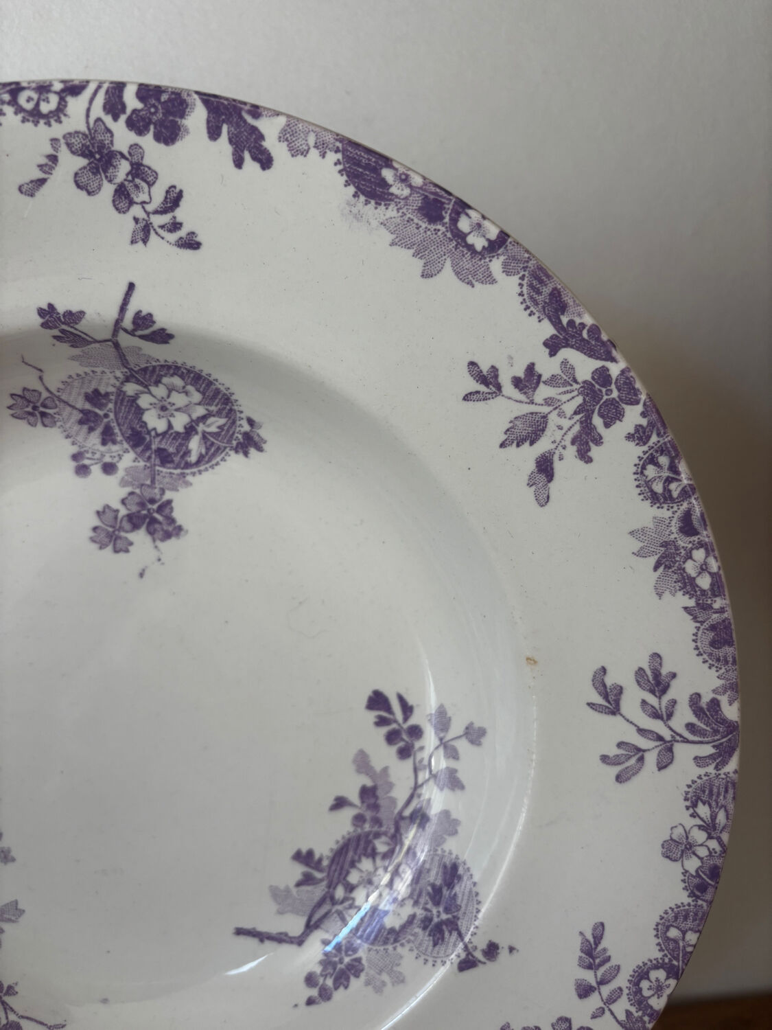 Sublime hollow plate Terre de Fer Longwy Hanoi