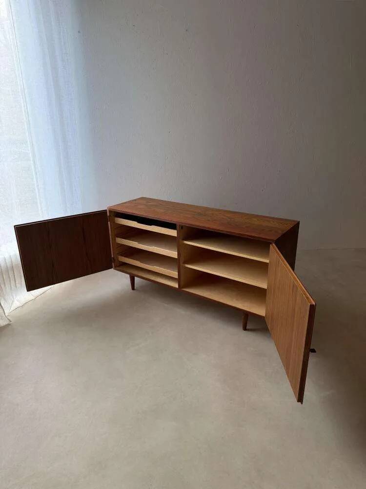 Vintage Hundevad sideboard teak wood 1960s Danish design