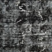 Black gray tones anatolian handmade vintage rug 260x158cm