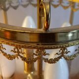 Lanterne en verre et laiton