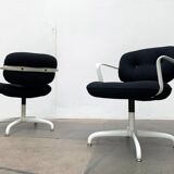 Set of chairs model Space Age 2038 by Bruce Hannah & Andrew Morrison for Knoll International, 1970s.