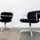 Set of chairs model Space Age 2038 by Bruce Hannah & Andrew Morrison for Knoll International, 1970s.