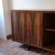 Large rosewood sideboard, 2 doors and central niche.