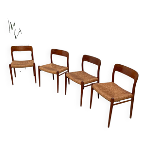 Chaises modèle 75 paille