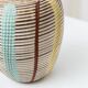 Cream-ivory and multicolor ceramic vase No 27/15 by Dümler & Breiden, German 1960s Mid-Century