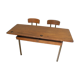Bureau d'écolier pupitre double Matco Paris déco rétro vintage