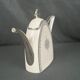 Art Deco coffee maker porcelain Limoges silver decoration around 1930