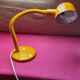 Vintage yellow desk lamp with flexible gooseneck - 1970s
