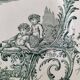 ironstone plate, A. Lebacqz & M. Bouchart earthenware factory, Trianon model