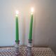 duo of ceramic candle holders