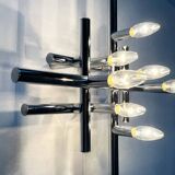Mid-century Swiss space-age wall lamps or ceiling lights by Temde, 1960s.
