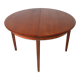 Table de repas scandinave en teck extensible 1960
