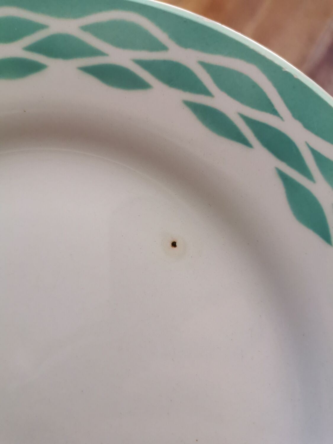 Vintage dessert plates Digoin Lola