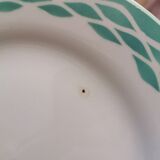 Vintage dessert plates Digoin Lola