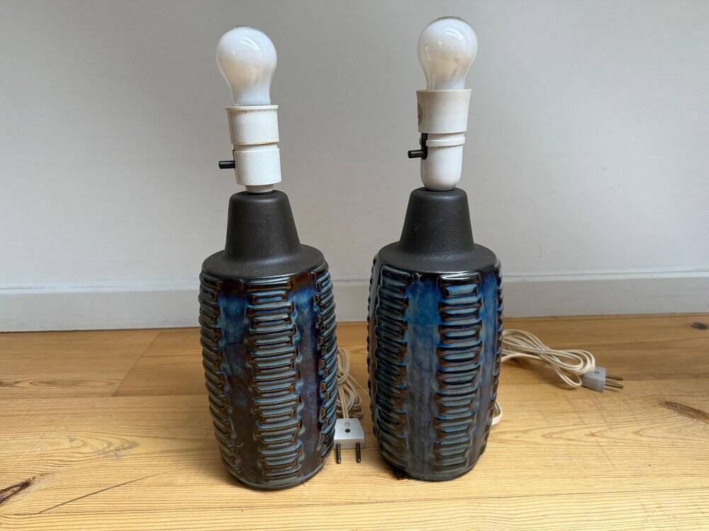 Table lamps attributed to Einar Johansen for Søholm, 1960s, set of 2