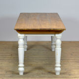 Vintage Pine Table With And Old Top