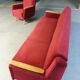 Sofa Daybed sofa years 50/60 cliclac Red
