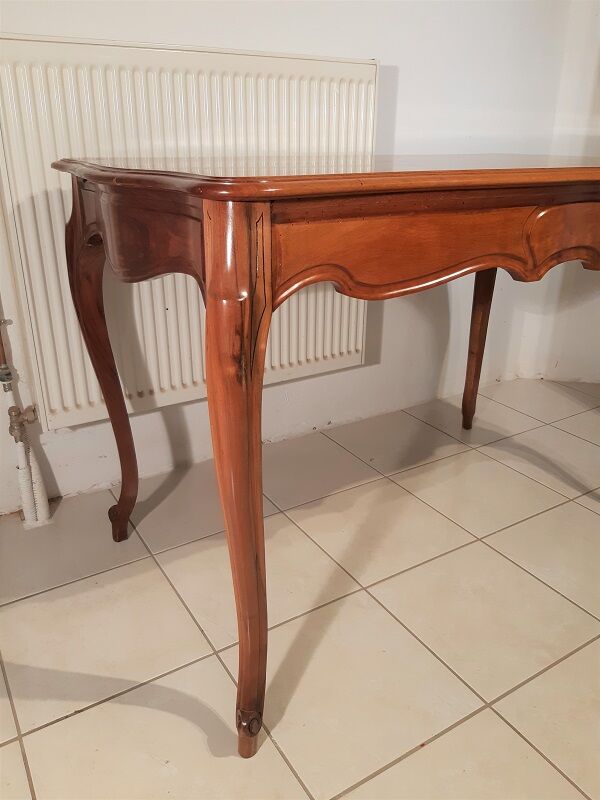 Louis XV solid walnut table
