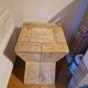 Tabouret en bois massif