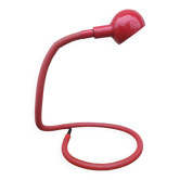 Lampe table rouge serpent Hebi ISAO Hosoe Valenti Luce Italie design 1980 Memphis