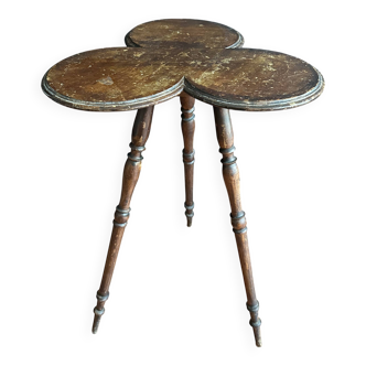 Napoleon III wooden gueridon, clover shape