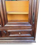 Wrought-iron library from the Louis XIII - Louis XIV period, oak, 17th century.