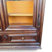 Wrought-iron library from the Louis XIII - Louis XIV period, oak, 17th century.