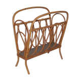 Rattan magazine holder - 50s