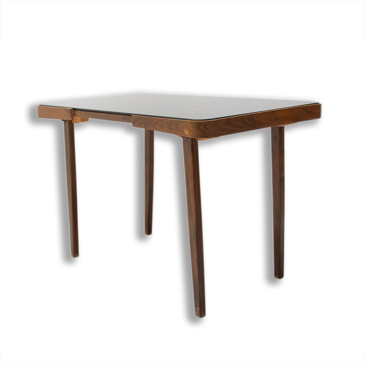 Mid century opaxite glass coffee table, 1960´s, Czechoslovakia