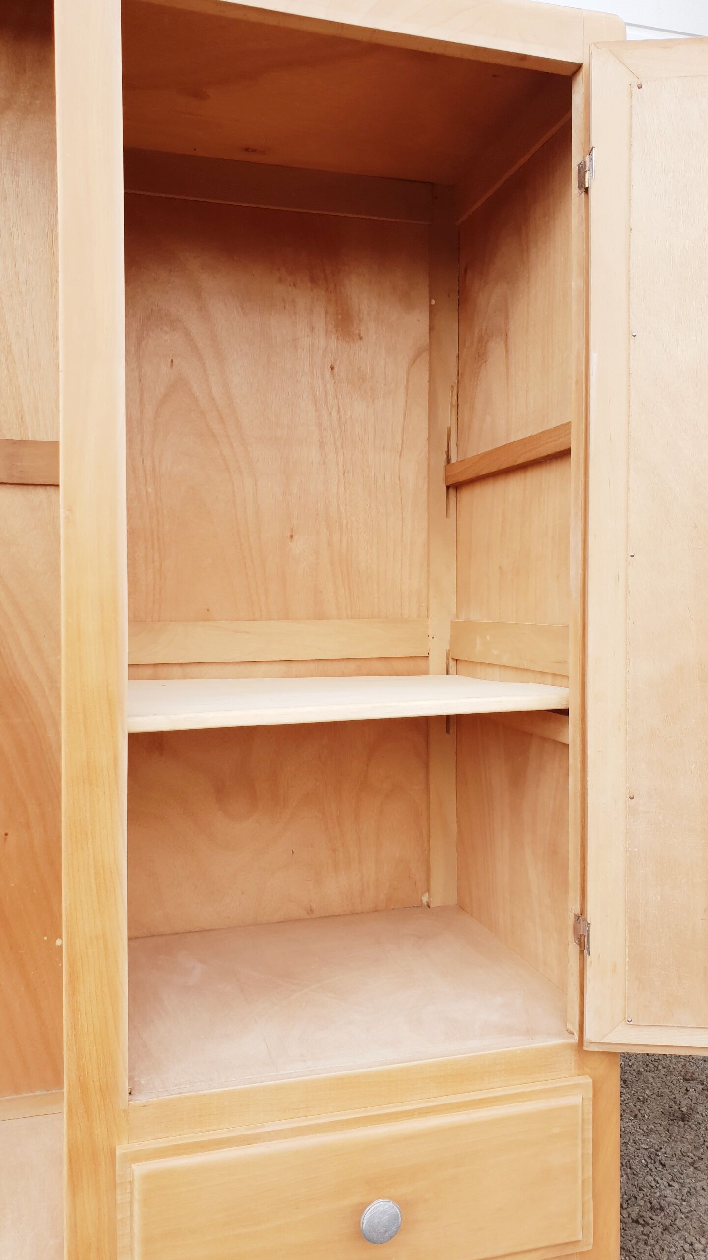 Vintage asymmetric cabinet