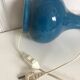 Vintage enamelled ceramic lamp
