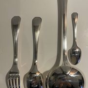Christofle, Modèle América, Art Déco, Ménagère 37 pièces Métal Argenté