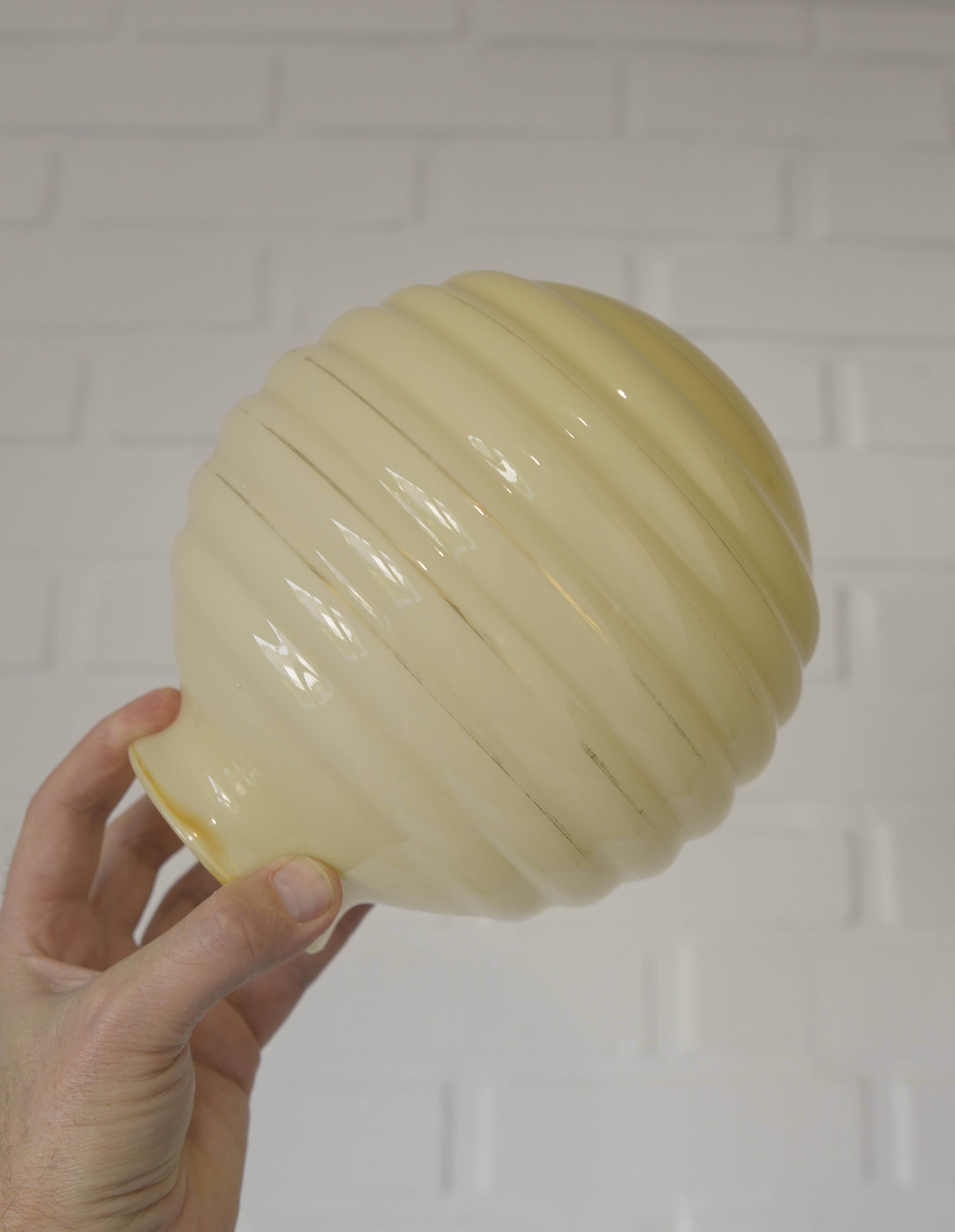 Original Art Deco Antique Chandelier Hanging Lamp Bauhaus Era