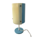 Vintage lamp 50s-60s metal sky blue and plexiglass