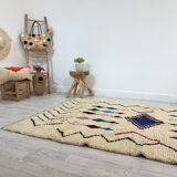 Handmade Moroccan Berber carpet 234 x 153 CM