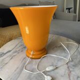 Art deco tulip lamp in opaline