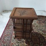 Art Nouveau style revolving bookcase