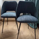 Paire de chaise gondole vintage 