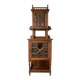 Napoleon III display cabinet in solid wood
