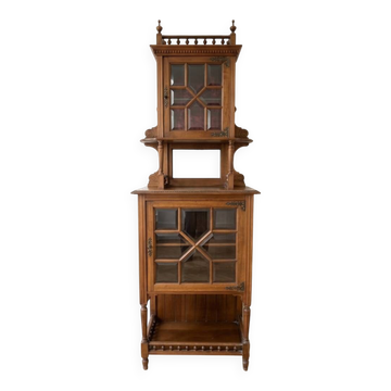 Napoleon III display cabinet in solid wood
