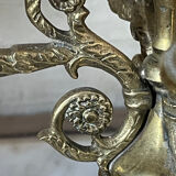 Antique brass candlestick