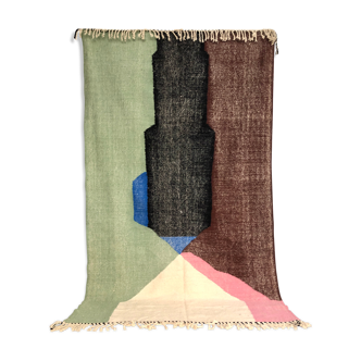 Contemporary Moroccan Berber Kilim 3,11x1.85m