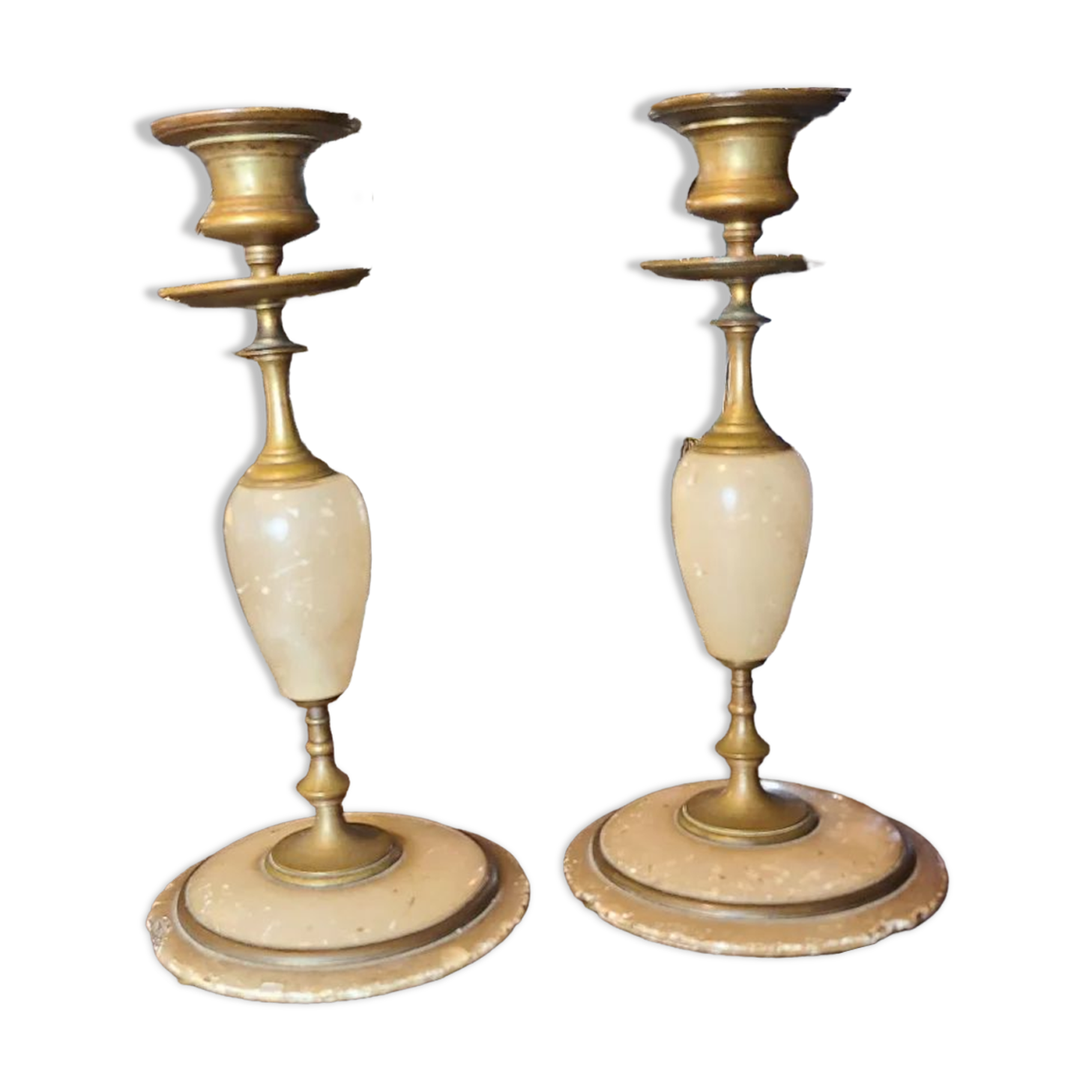 Pair of candle holders early 20th