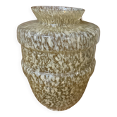 Vase Art déco en verre moucheté