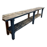 Old workbench 3m30 all in wood