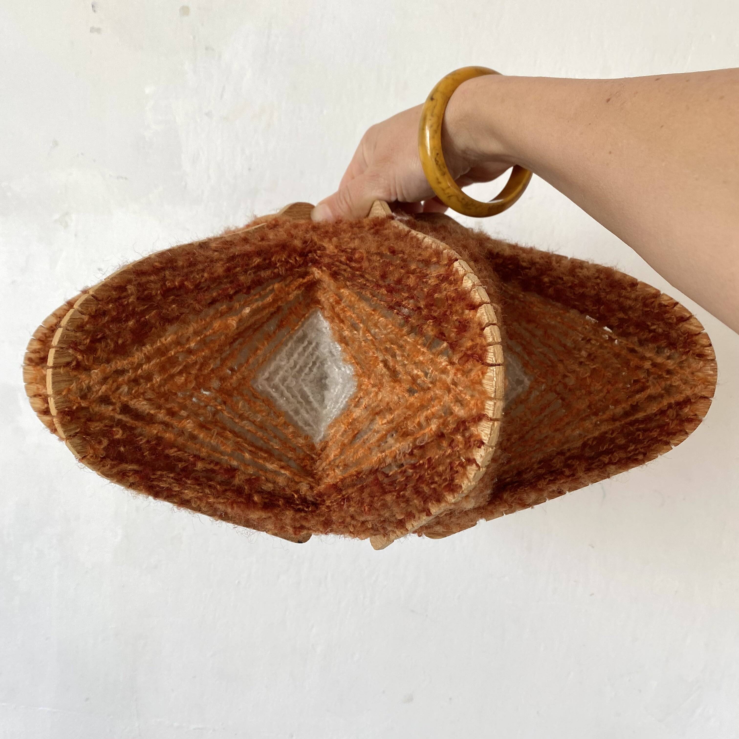 Scandinavian suspension in stretched wool 1960